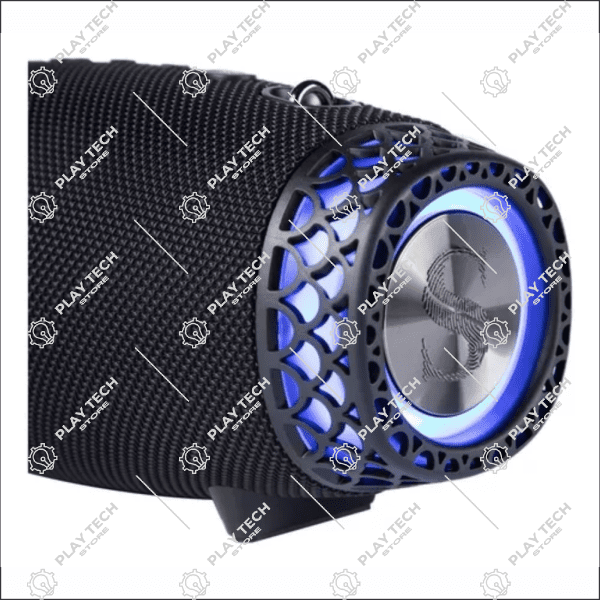 Caixa de Som Bluetooth Sabala - Portátil com LED cor Preto caixa de Som Bluetooth - DR-106