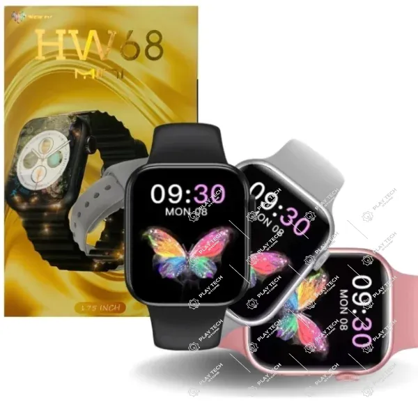 Smartwatch HW68 Mini 41mm - Tela Infinita, Monitoramento de Saúde e Design Personalizável | SW-HW68