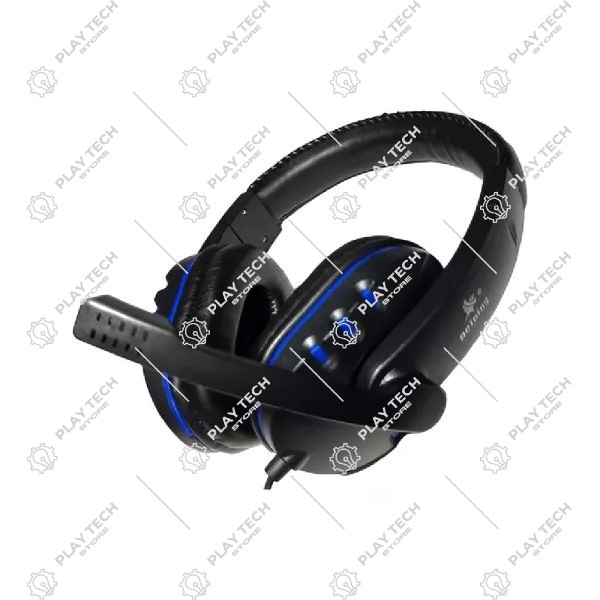 Headphone Gamer Peining PEI-726A | Com Microfone Ajustável | Sem Fio | Confortável - PEI-726A