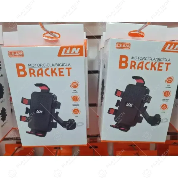 Suporte de Moto Automotivo Veicular Celular Encaixe GPS Vidro - LIN-628