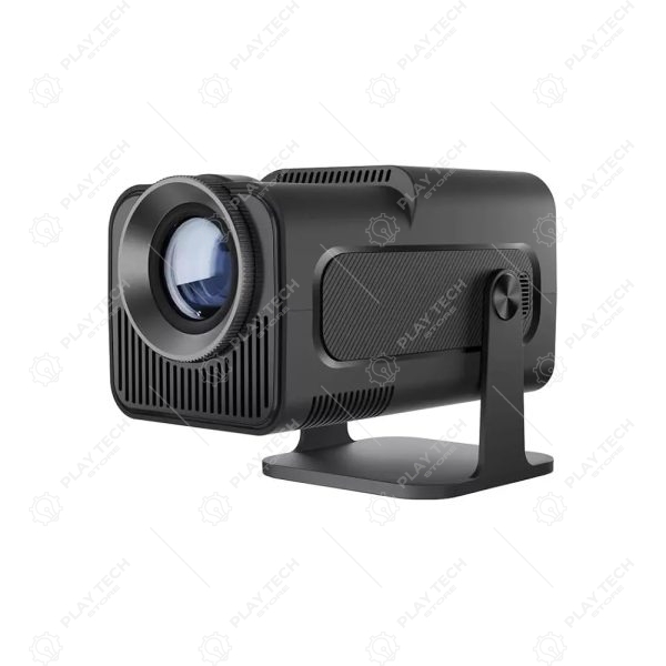 HY320 Mini Projector | Full HD 1080P, 4K Support | Android TV com WiFi 6 e Bluetooth 5.2 | Projetor Portátil para Home Cinema - HY320-BLK