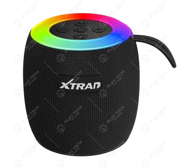Caixa de Som Bluetooth Xtrad XDG-197  10W RMS, USBSD, Rádio FM, Bateria Recarregável  Portátil Preto - XDG197-BLACK