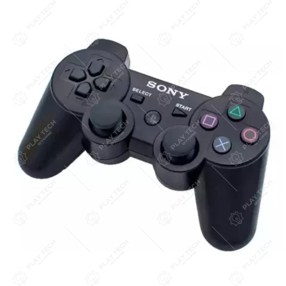 Controle PlayStation DualShock 3 Sem Fio  Vibração Realista, Botões Sensíveis à Pressão, Conexão Bluetooth - DS3-PS3