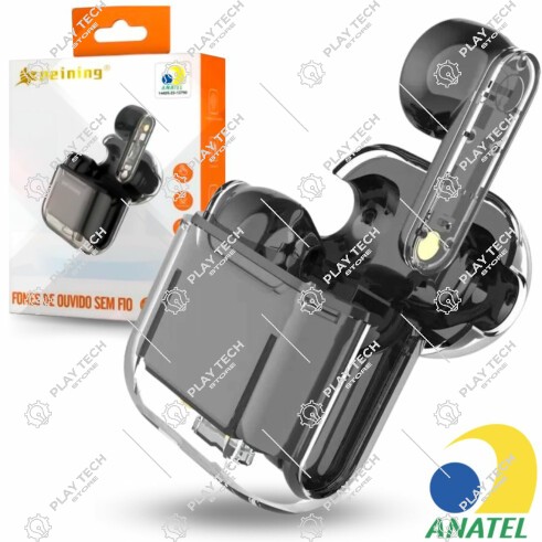 Fone de Ouvido Bluetooth Peining PEI-612  HiFi Transparente, Cancelamento de Ruído, 8h Bateria  Bluetooth 5.3 - PEI-612