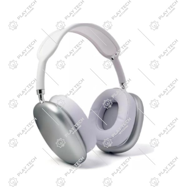 Fone de Ouvido Sem Fio P9  Cancelamento de Ruído Híbrido, 20h Bateria, Microfone Integrado - Branco - FONE-P9-BRANCO