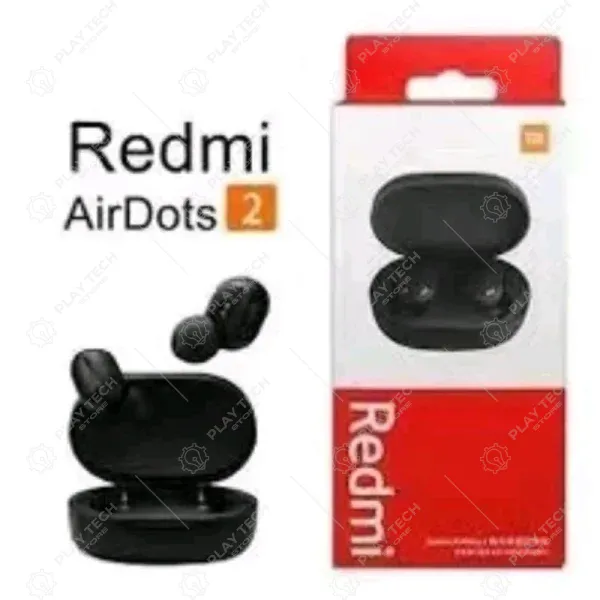 Fone de Ouvido Bluetooth Air Dots - TWS 5.0, Bateria 55mAh, Estojo 400mAh -Vermelho - AIR-DOTS-55