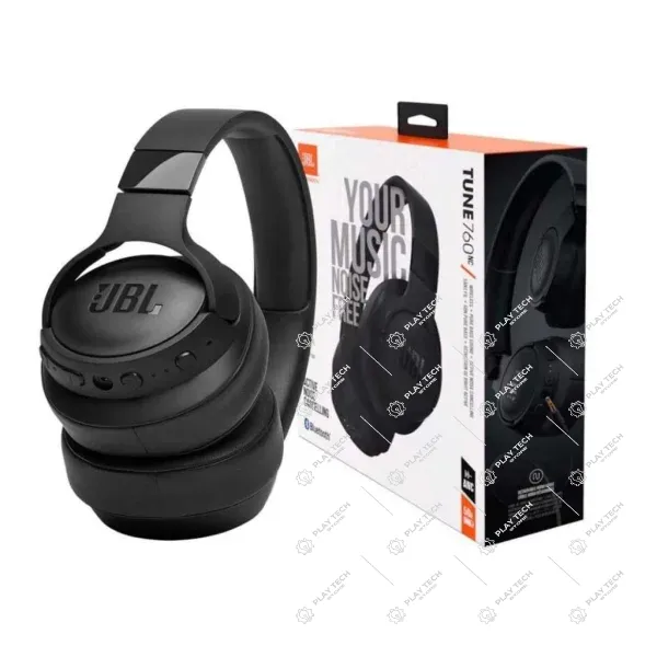 Fone de Ouvido Bluetooth BT760 com Cancelamento de Ruído | Bateria 10h, Som Imersivo, Cartão TF, Microfone - FONE-BT760