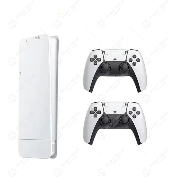 Game Stick 4K Pro M15 20.000 Jogos Retrô, 64GB, 2 Controles Sem Fio, Sistema Emuelec 4.3  Melhor que GD10 - GAME-STICK-M15-PRO