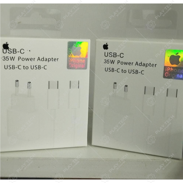 Carregador Tipo C Turbo 35W USB-C | Para iPhone 15/16, Bivolt, Com Proteção Inteligente - CHG-IP15